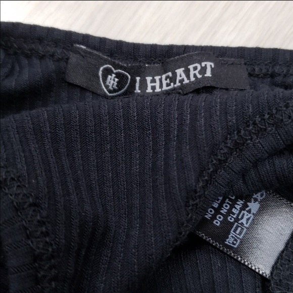 Iron Fist Black Ribbed Thong Bodysuit - Picture 5 of 5